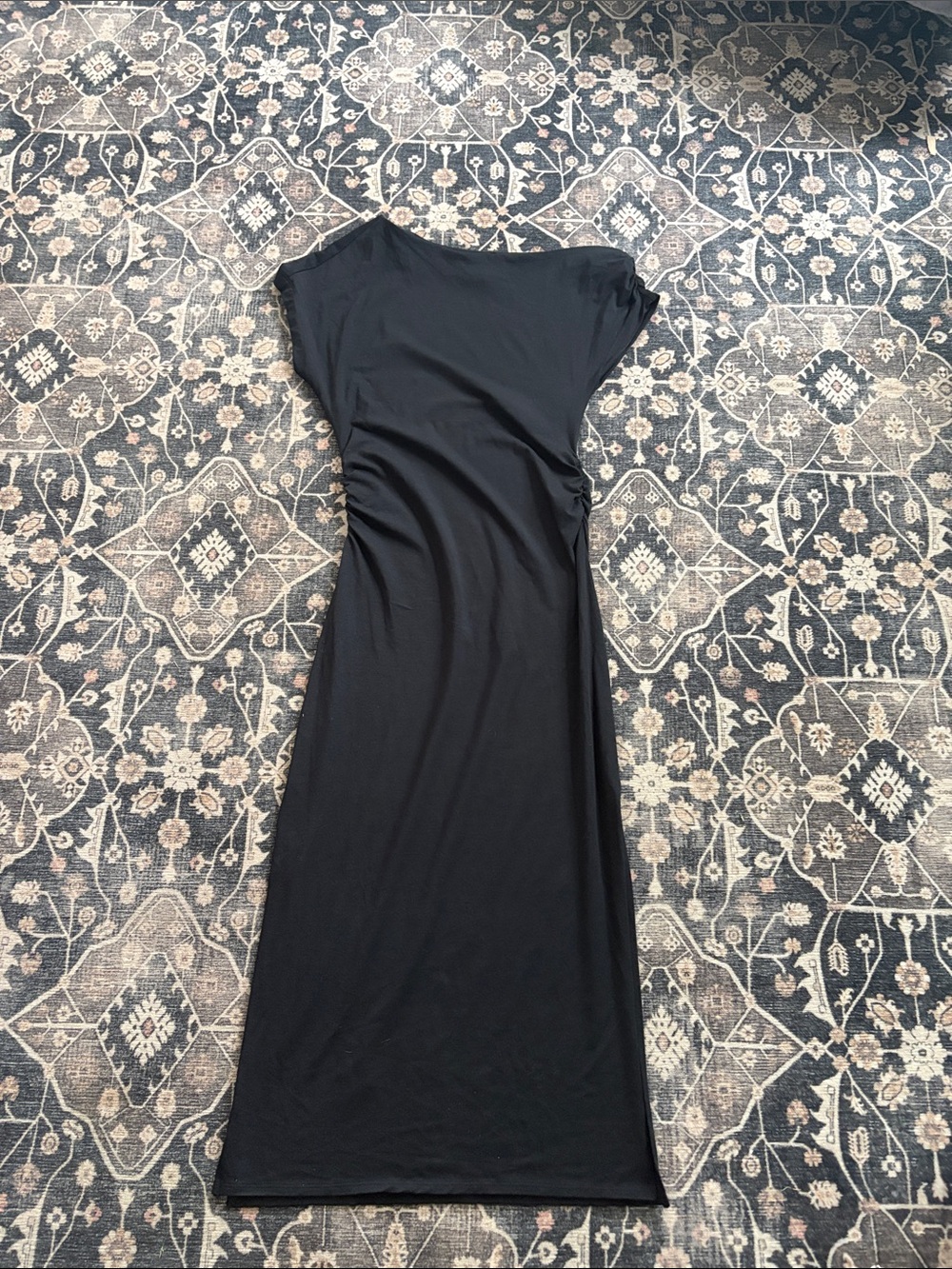 LOFT off the shoulder black dress NWT